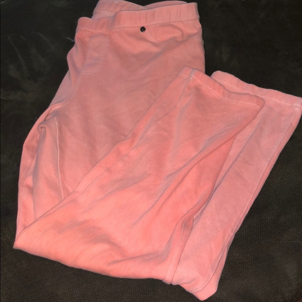 HUE Women’s Pink Skinny Pants Size Large